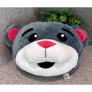 Children's Memorial Hermann Hospital Plush Bear Pillow Gray & White Pink Ears